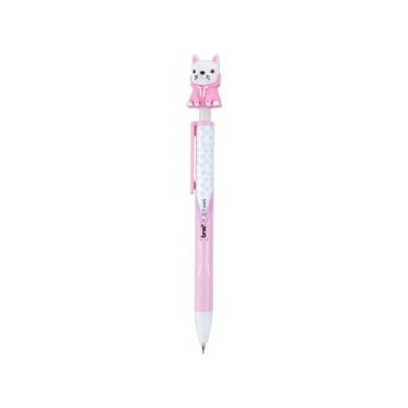 Imagem de Lapiseira 0.7mm Divertida Pug BRW Cor:Rosa Pastel, Rosa Pastel