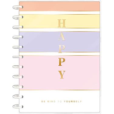 Imagem de Caderno Universitário Tilidisco 1 Matéria Happy 80 Folhas Tilibra, Multicor