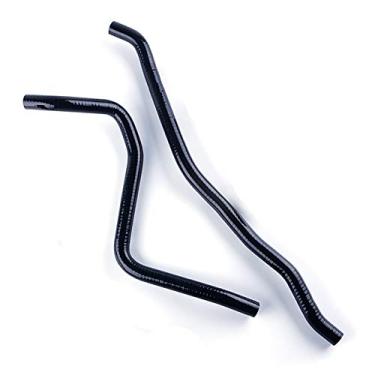 Imagem de LUXERAD Mangueira de silicone off-road de desempenho de 3 camadas 4,5 mm para HON DA RINCON 680 2006 (preta)