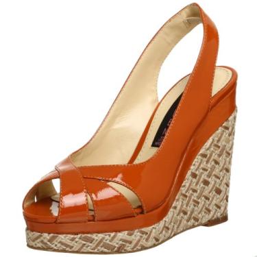 Imagem de STEVEN by Steve Madden Alpargata feminina Darian Slingback, Laranja, 9.5