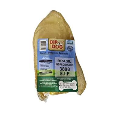 Imagem de Mordedor Orelha Bovina Natural Pra Cachorros Unidade Dip Dog