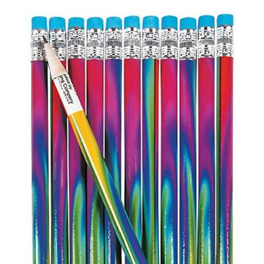 Imagem de Fun Express Tie Dye Pencils (2Dz) - 24 Pieces - Educational and Learning Activities for Kids