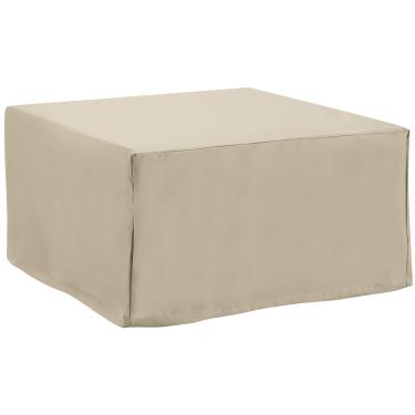 Imagem de Crosley Furniture CO7507-TA capa quadrada de vinil reforçado para ambientes externos ou otomanos, bronze