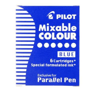 Imagem de Tinta Parallel Pen Ic-P3-S6 Azul Com 6 Cartuchos - Pilot Pen