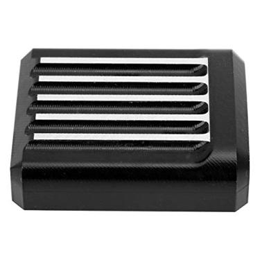 Imagem de Almofada de extensão da alavanca do freio, pé traseiro Substituição da almofada do pedal da alavanca do freio para Kawasaki EN650 VULCAN S 650 2015-2019(black)