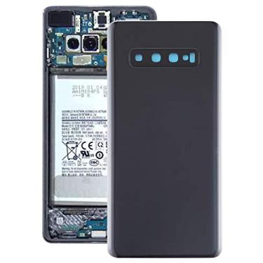 Imagem de For Galaxy S10+ Battery Back Cover with Camera Lens