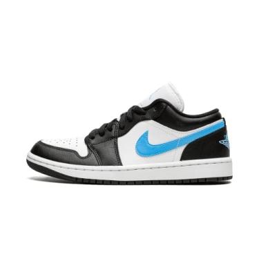 Imagem de Nike Feminino Jordan WMNS Air Jordan 1 Baixo Dc0774 041 - Tamanho 6 - Preto/Universidade Azul-Branco