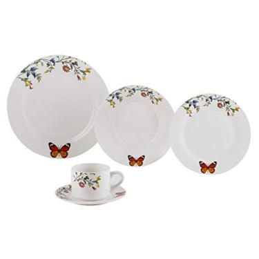 Imagem de Aparelho De Jantar 20pc De Porcelana Delicate Lyor Branco Único