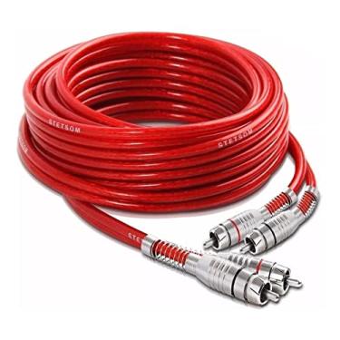 Imagem de Cabo RCA 5m Stetsom Ouro - Blindagem Dupla - Cobre Puro - Ouro