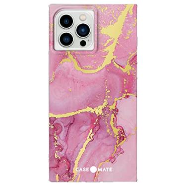 Imagem de Case-Mate - BLOX – Capa retangular para iPhone 13 Pro – Fina – Leve – Proteção contra quedas de 2,5 m – Mármore magenta