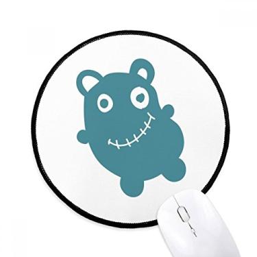 Imagem de Tapete de rato de criatura alienígena desktop escritório tapete redondo para computador