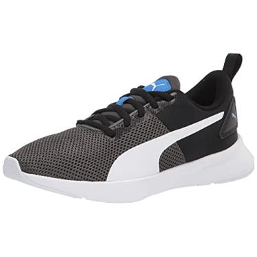Imagem de PUMA Tênis infantil unissex Flyer Runner, Puma Branco-escuro sombreado - puma preto, 4.5 Big Kid
