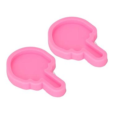 Imagem de Moldes para fondant, material de silicone, 2 peças, moldes para bolo para artesanato