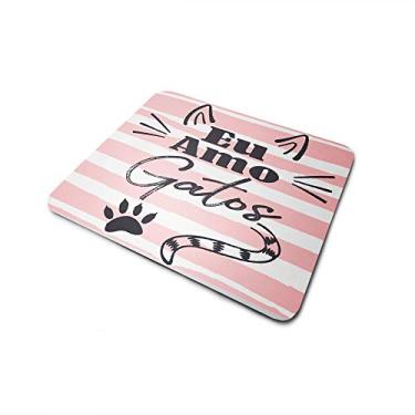 Imagem de Mouse Pad Eu amo Gatos