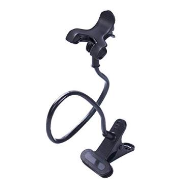 Imagem de Suporte universal para celular, suporte de telefone celular, suporte de preguiça, montagem giratória sem necessidade de encaixe, suporte para celular e suporte de preguiça, M, Preto