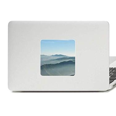 Imagem de Adesivo de vinil para laptop Sunshine Mountains Sky Fog Nature Decalque para decoração de PC