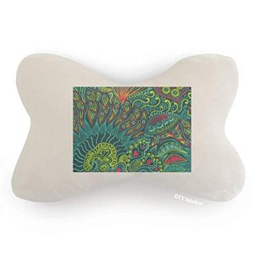 Imagem de DIYthinker Almofada de apoio de cabeça para decoração de pescoço para carro Biologia Ocean Foreign Lands