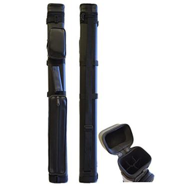 Imagem de HAN'S DELTA 2 x 3 capa de bilhar rígida 2 bumbum 3 canos de transporte bastão de cone de piscina – capa Cue