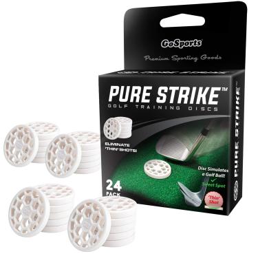Imagem de GoSports Discos de treinamento Golf Pure Strike Golf Pacote com 24 - Elimine tiros finos!