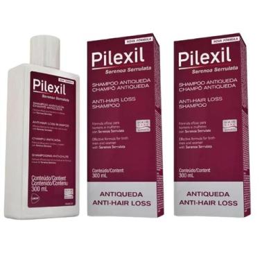 Imagem de Kit 2 Caixas Pilexil Shampoo Antiqueda 300ml - Megalabs