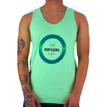 Imagem de Regata Masculina Rip Curl Circle 10M Filter Verde Claro 0044MTE