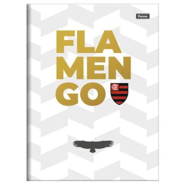 Imagem de Caderno Brochura Flamengo - Branco - 80 Folhas - Foroni