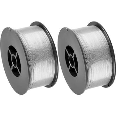 Imagem de Kit 2 Arame Solda Mig Revestido Uso Sem Gás 0,8mm E71t-sg Rolo 1kg - Galzer