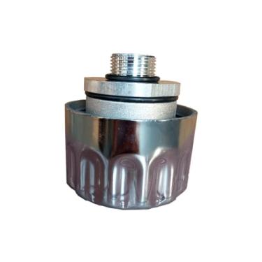 Imagem de RUIPAI Tampa de respiro NPT 2,5 cm - Plugue de filtro de ar tipo C para tampas de tanque de óleo hidráulico e válvulas de escape de caixa de engrenagens - Ideal para tanques de refrigeração,