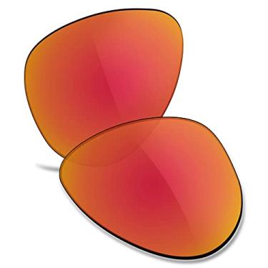 Imagem de TRUSHELL Lentes de reposição polarizadas para óculos de sol Ray-Ban Aviator RB3044 52 mm vermelho fogo - Polarizadas