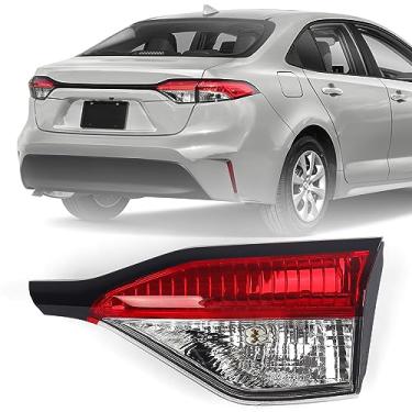 Imagem de Huray Conjunto de luz traseira interna para Toyota Corolla 2020-2022 substituição da lâmpada traseira 8158112250 lado do passageiro (direito), limpo, lado interno do passageiro (direita)