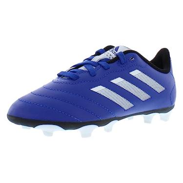 Imagem de adidas Goletto VIII Firm Ground Soccer Shoe, Team Royal Blue/White/Core Black, 3.5 US Unisex Big Kid
