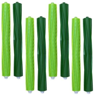 Imagem de MIXEAL 4 conjuntos de escovas de borracha multisuperfície, peças de reposição adequadas para aspirador de pó iRobot Roomba s9 (9150) s9+ s9 Plus (9550) s Series