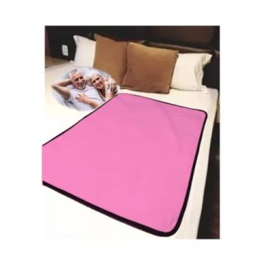 Imagem de 1 Protetor Absorvente para Colchão - Uso Geriátrico E Infantil 100x70 Coloridos (3, Rosa)