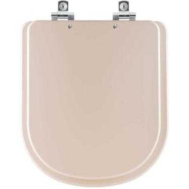 Imagem de Assento Sanitário com Fechamento Lento Vogue Plus Amendoa para vaso Deca