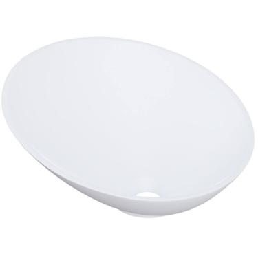 Imagem de Cuba de Apoio Meia Lua Para Banheiro Lavabo C01 BM38W Branco Matte Fosca - Lyam