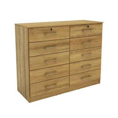 Imagem de Cômoda Londres 10 Gavetas Mel