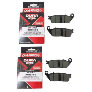 Imagem de Kit Pastilha Freio Dianteira Honda Cb 600 Hornet / Cbr 650F/ Cb 650 F 