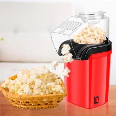 Imagem de Máquina Elétrica Preparo Pipocas Saudáveis Sem Óleo Rápido - Correia