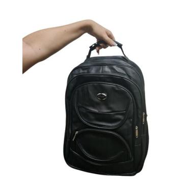 Imagem de Mochila Executiva Grande Preto p/ porta notebook trabalho - Lynx produ