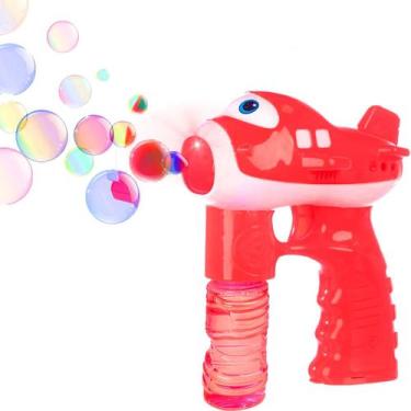 Imagem de Lançador Bolinhas De Sabão Infantil Aviãozinho Mania Criança - LIZ BAB