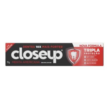Imagem de Creme Dental Close Up Tripla Proteção Menta Americana 70g