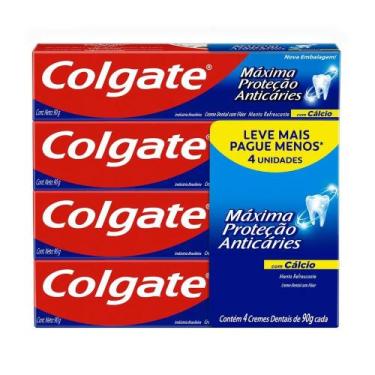 Imagem de Pasta De Dentes Colgate Leve Mais Pague Menos 90 G Com 4 Un.