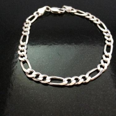 Imagem de Pulseira Masculina Italiana 3 E 1 Em Prata Maciça - Lojas La&Ny, Prata