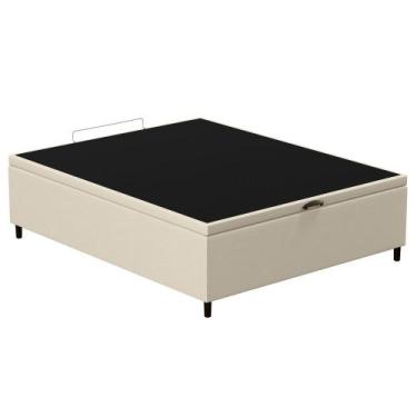 Imagem de Base para Cama Box Baú Casal 138x188cm Hit I02 Corano Bege - Mpozenato