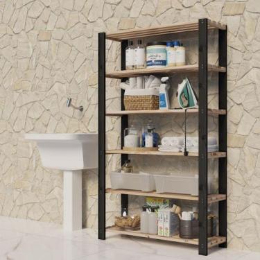 Imagem de Estante Modular Com Prateleiras Organizadoras e Praticas  Decoração Mo