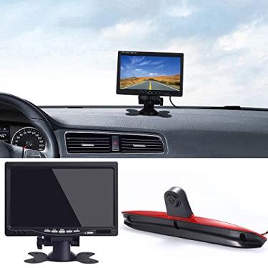 Imagem de Câmera de visão traseira de luz de freio de montagem no terceiro teto do carro, visão noturna HD à prova d'água para Mercedes Vito Mixto W639 BJ 2010/Vito 639 Bj 2019 W447 109 111 114 BLUETEC LWB (com