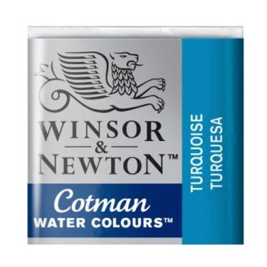 Imagem de Aquarela Cotman Past. 654 Turquoise - WINSOR & NEWTON, TURQUOISE - 654