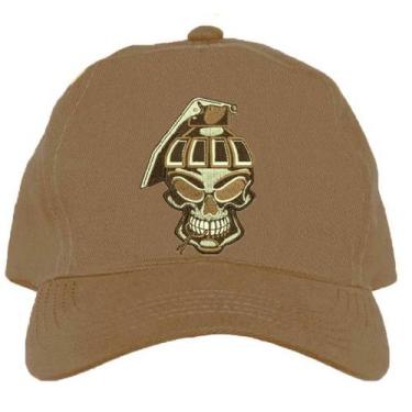 Imagem de Boné  Boné Caveira Granada - Kaluapa, Únissex, Único, Bege