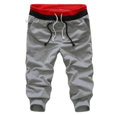 Imagem de Bermuda de moleton masculina saruel skinny  - Wooks, Cinzaclaro, M