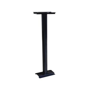 Imagem de Coluna Pé Para Caixa Correio Americana Chapa Aço Preta 78cm - Metal Mi